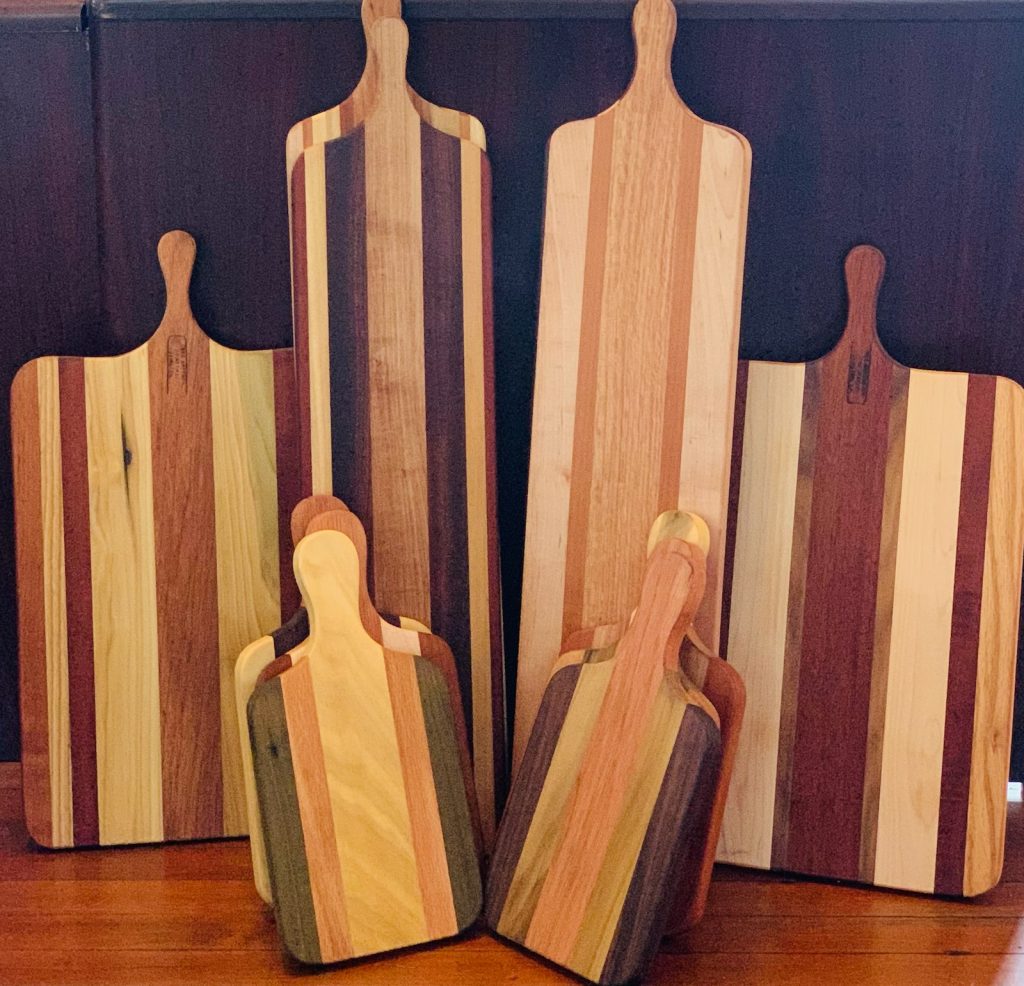 Wooden Cutting Boards by Artisan Greg Arceneaux
