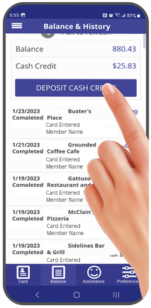 Deposit Cash
